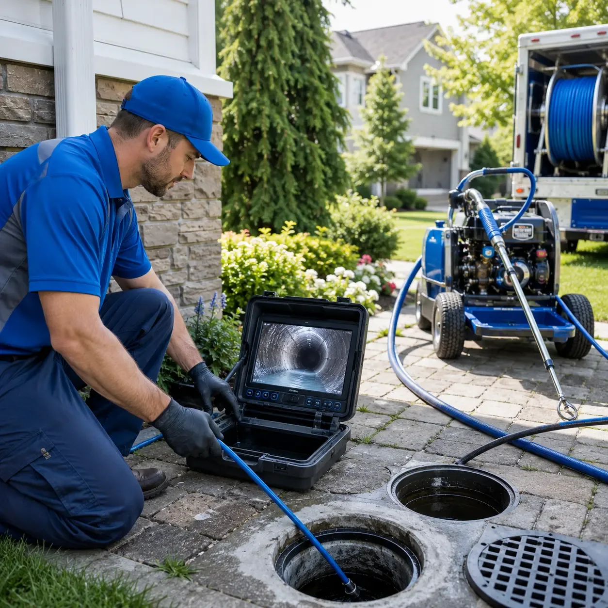 Outdoor drain cleaning professionals serving Drayden, MD