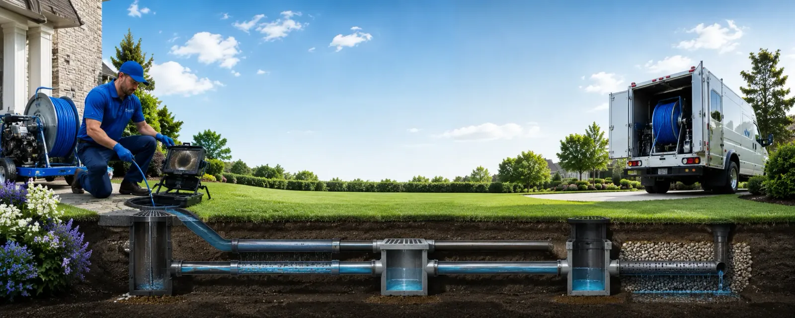 Outdoor drain cleaning information for Drayden, MD