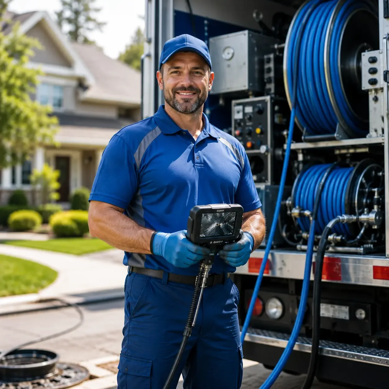 Local outdoor drain cleaning specialists in Drayden, MD